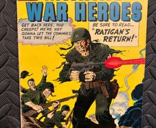 Vintage War Comic "Marine War Heroes 1966