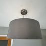 2 Matching Grey Ceiling Lamps with Chrome Fittings 53cm Image 2