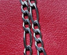 Italian sterling silver Figaro Chain