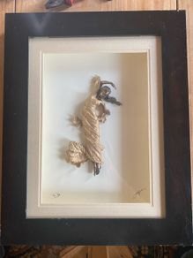 Carl Payne Sculpture Grace Figurine in Frame