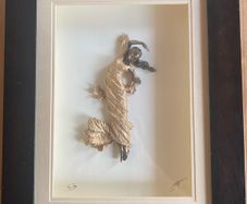 Carl Payne Sculpture Grace Figurine in Frame