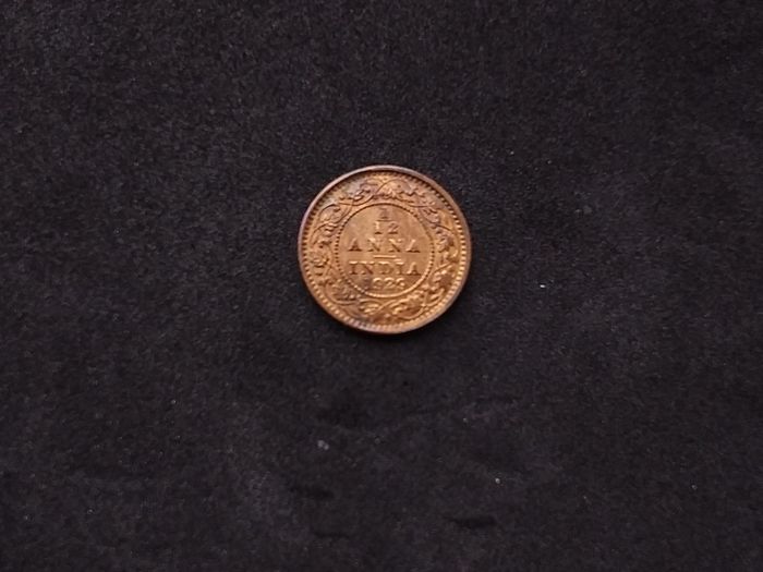 India : 1929 , George V , 1/12 Anna Coin