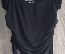 Evita black Top open back Fits 6/8/10 never worn