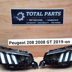 Peugeot 208 2008 gt  2019-on headlights