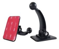 180 Degree Adjustable Adhesive 17mm Ball Head Mount Bracket for Car Dashboard Windshield Wireless Charger Magnetic Phone Holder