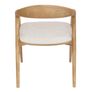 Mokki Ash Dining Chair  Beige Japandi Comfort Image 8