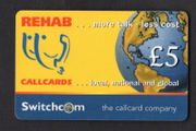 Ireland IR5 Rehab Switch.com Callcard Used
