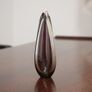 Vintage Clear & Lilac Decorative Glass Vase by Sirkku Kumela-Lehtonen, 1960s Image 7