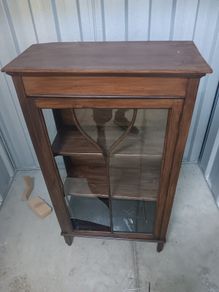 antique display cabinet
