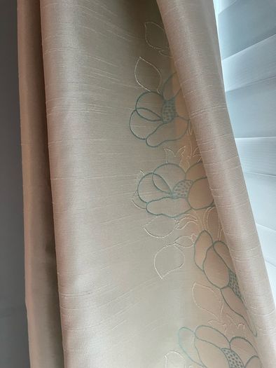 silk curtains