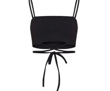 PLT strappy cropped top