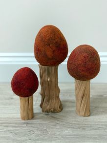 Papoose Small World set of 3 Trees | Autumn