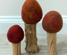 Papoose Small World set of 3 Trees | Autumn