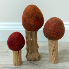 Papoose Small World set of 3 Trees | Autumn