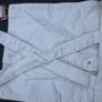 White Denim Short Romper Size 10 Image 5