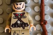 Lego compatible, military figures, soviet russian infantry. 15 figures plus rifles.