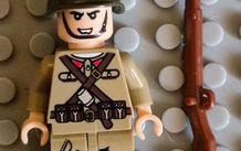 Lego compatible, military figures, soviet russian infantry. 15 figures plus rifles.