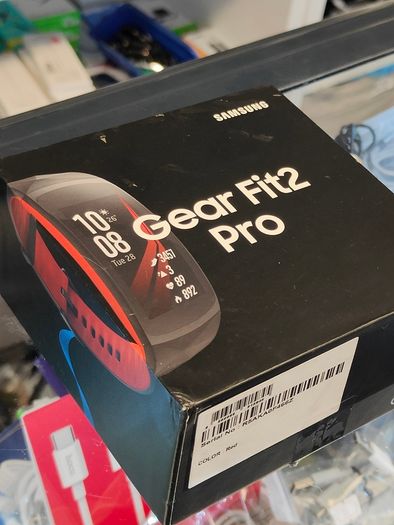Samsung Galaxy Gear Fit 2 PRO Smart Watch Fitness Tracker HRM Red (Large) Used