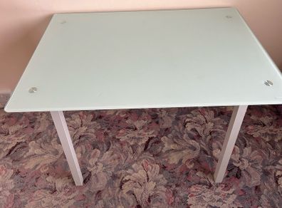 glass frosted desk
