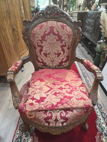 Vintage Spanish Armchair with Cushion