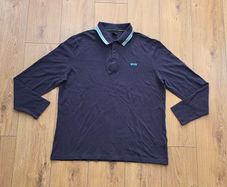 Boss Men's Long Sleeve Polo Shirt Size 2xl-3xl