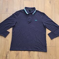 Boss Men's Long Sleeve Polo Shirt Size 2xl-3xl