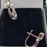 14 ct white gold earrings Image 9