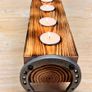 Rustic candle holder lucky charming, Handmade Image 2