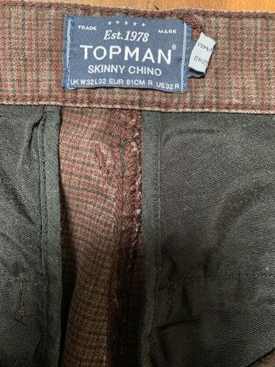 Topman Skinny Fit Trousers