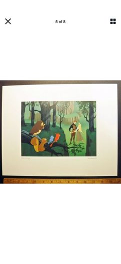 Disney 1959 Sleeping Beauty Retired Art Print
