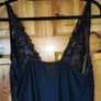 BNWT Fab Black Bodysuit with Leather Look Bottom size 16 Image 2