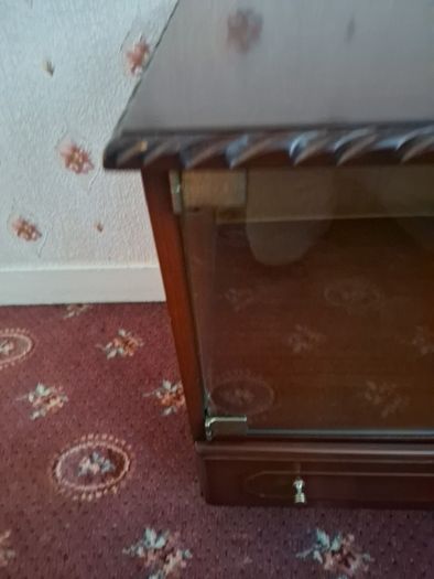 Mahogany Style Display Cabinet