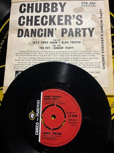 Chubby Checker vinyl single EP