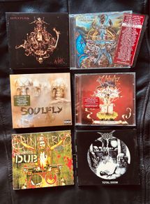 Sepultura, Soulfly, Doom, Sabbat, Ministry CDs
