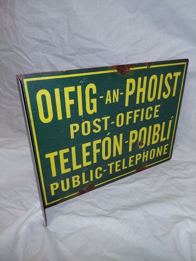 Vintage Style  Post-Office /Telephone Metal Sign