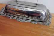 Vintage Butter Dish With Glass Insert