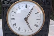 Metamec Solid Mahogany Fretwork 8 Day Clock