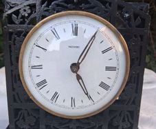 Metamec Solid Mahogany Fretwork 8 Day Clock