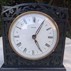 Metamec Solid Mahogany Fretwork 8 Day Clock