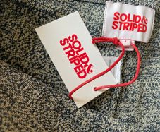 Solid & Striped Knit Shorts - New with Tags -Size L
