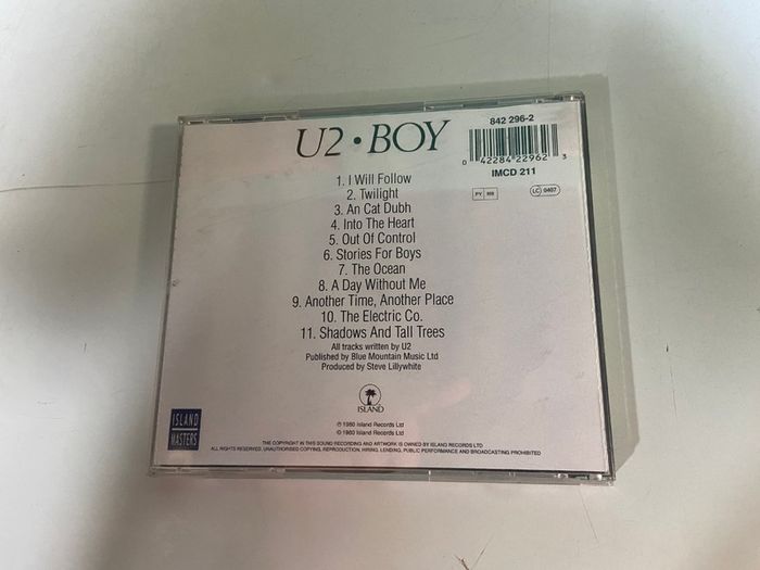 U2 Boy Cd