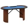 10-Player Poker Table with Chip Tray Image 2
