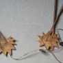 Pair of custom made slate foot standard lamps Image 2