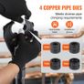 Copper Tube Fittings Hydraulic Pipe Crimping Tool, Pressing Plier with TH16, TH20, TH26, TH32 Quick Change Jaws, 360 Rotatable Press Kit for Confined Spaces Tee Fittings Hydraulically Driven Image 6