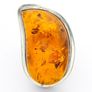 925 Silver Baltic Amber Ring Image 2