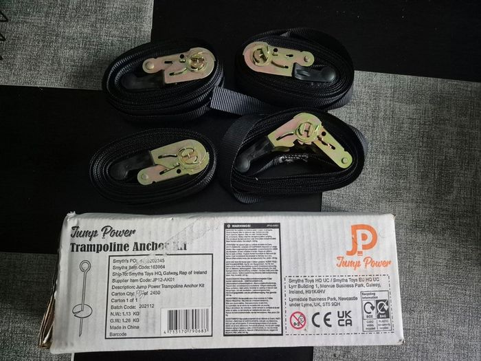Trampoline anchor kit