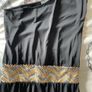 black and gold dress maxi one shoulder Image 2
