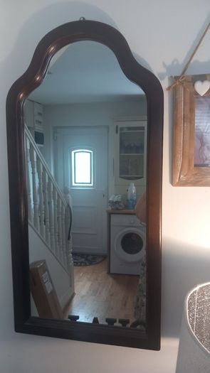 lovely mahogany  mirror