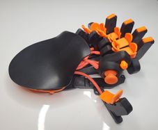 Azeron Cyborg II Compact Gaming Keypad Left Hand Large Black Orange