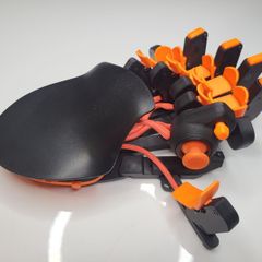 Azeron Cyborg II Compact Gaming Keypad Left Hand Large Black Orange